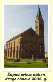 Župna crkva u Čemincu nakon druge obnove obnove 2005.g.