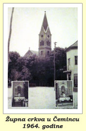 Župna crkva Presvetog Srca Isusova u Čemincu 1964.g.